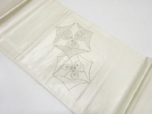 家紋模様刺繍袋帯